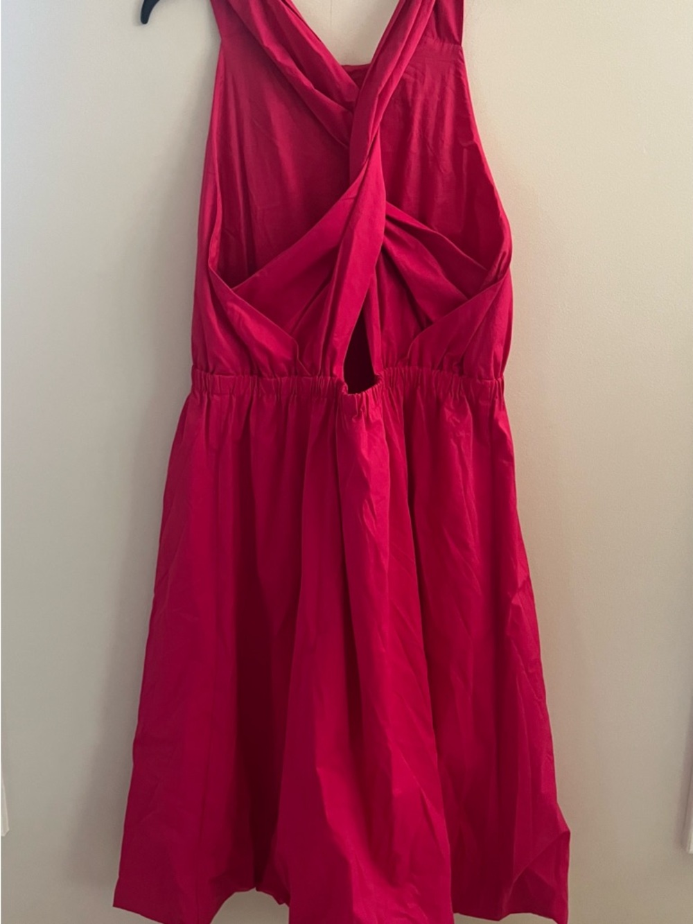 NWT- Banana Republic Factory Pink Midi Dress, Extra Large - Picture 6 of 9